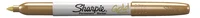 Sharpie pointe fine metallique or