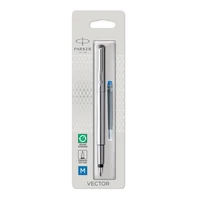 Stylo Plume Parker® Vector - Plume M - Chromé