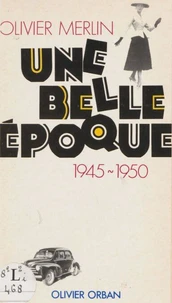 Une Belle époque