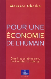Pour une économie de l'humain