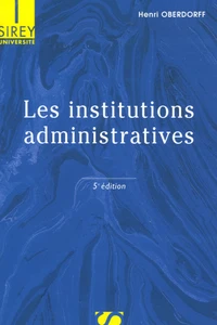 Les institutions administratives