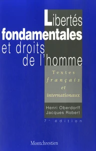 Libertés fondamentales et droits de l'homme