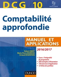 DCG 10 Comptabilité approfondie