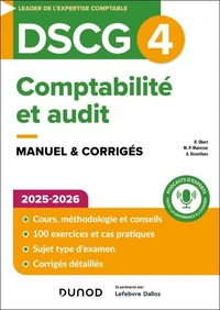 DSCG 4 - Comptabilité et audit - Manuel 2025-2026