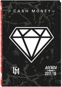 Agenda scolaire Cash Money 2017-2018 - 12x17cm
