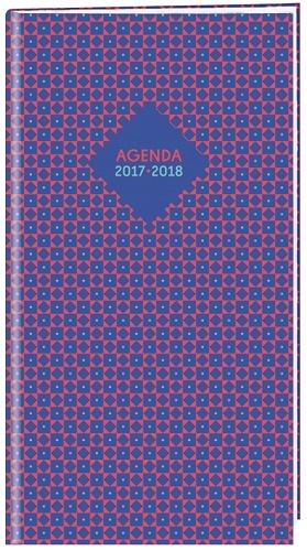 Agenda semainier Chelsea Poche - 2017-2018 - 9x17cm