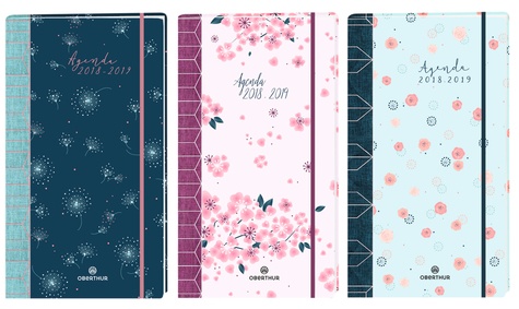 Agenda semainier Sakura de poche 2018-2019