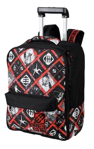 Sac à dos à roulettes Freegun Snow noir et rouge