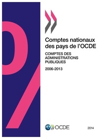 OCDE - Comptes nationaux des pays de l'OCDE-comptes des administrations publiques 2014.