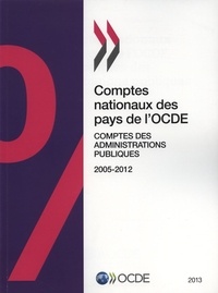  OCDE - Comptes nationaux des pays de l'OCDE - Comptes des administrations publiques 2013.