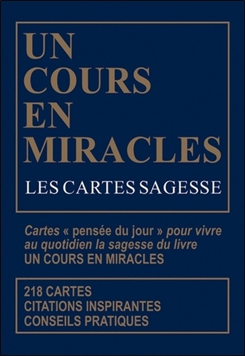 Un cours en miracles. Les cartes sagesse