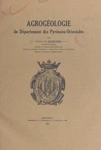 Agrogéologie du département des Pyrénées-Orientales