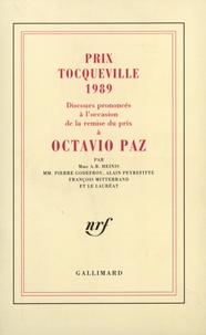 Octavio Paz et François Mitterrand - .