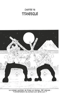 One Piece édition originale - Chapitre 116