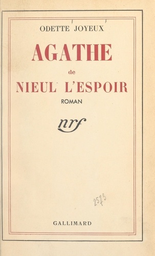 Agathe de Nieul l'Espoir