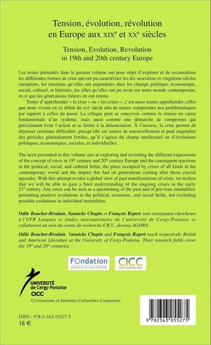 Tension, évolution, révolution en Europe aux XIXe et XXe siècles. De la crise à la critique