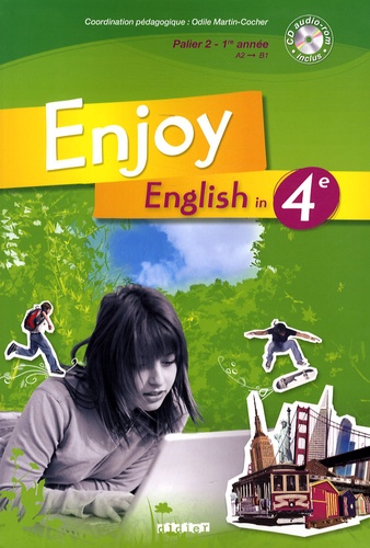 Enjoy English in 4e  avec 1 CD audio - Occasion