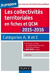 Les collectivités territoriales en fiches et en QCM