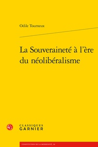 Odile Tourneux - La Souveraineté à l'ère du néolibéralisme.