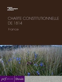 Oeuvre Collective - Charte constitutionnelle de 1814.