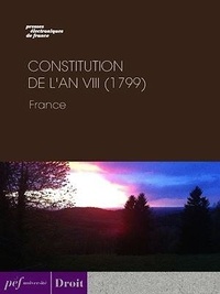 Oeuvre Collective - Constitution de l'an VIII (1799).