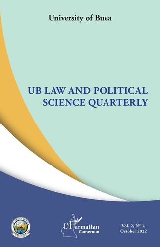 Ub law and political science quarterly vol 2, n° 1, october 2022. 1