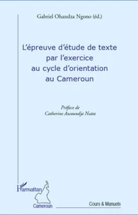 L'épreuve de texte par l'exercice au cycle d'orientation au Cameroun