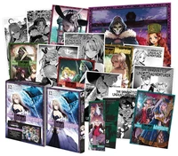 Coffret avec 1 jaquette réversible, 13 cartes postales, 1 marque-page et 1 poster