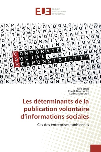 Olfa Erraïs - Les déterminants de la publication volontaire d'informations sociales - Cas des entreprises tunisiennes.