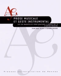 Prose musicale et geste instrumental