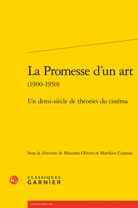 La Promesse d'un art