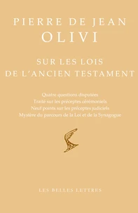Sur les lois de l'Ancien Testament