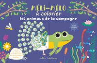 Olivia Cosneau - Les animaux de la campagne - Méli-mélo à colorier.