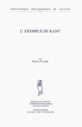 Olivia Custer - L'exemple de Kant.