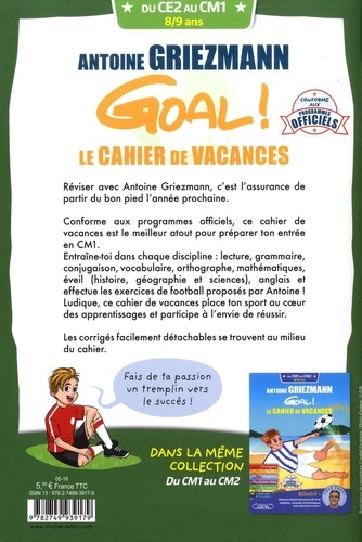 Antoine Griezmann Goal ! Le cahier de vacances CE2-CM1