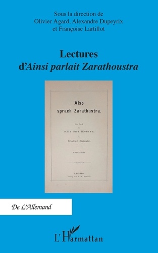 Lectures d'Ainsi parlait Zarathoustra