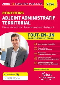 Concours adjoint administratif territorial Tout-en-un