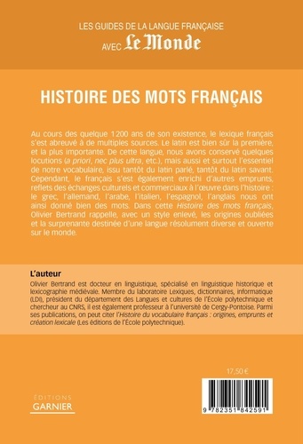Histoire des mots français