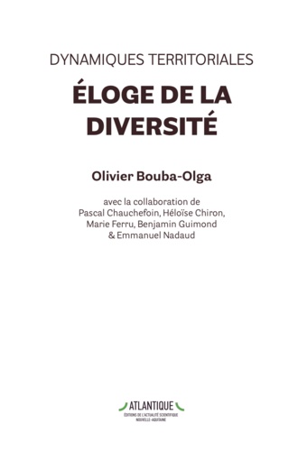 Dynamiques territoriales. Eloge de la diversité