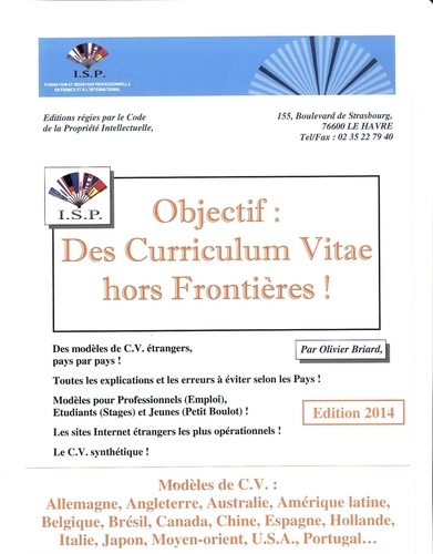 Olivier Briard - Objectif : des curriculum vitae hors frontières !.