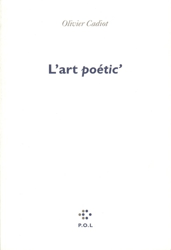 L'art poetic'. 2ème édition