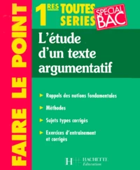 L'Etude D'Un Texte Argumentatif 1ere