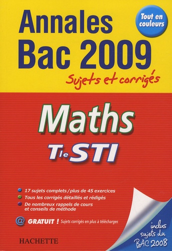 Olivier Charmaty - Maths Tle STI - Sujets et corrigés.