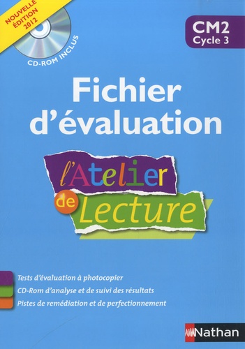 Olivier Dartois et Paul-Luc Médard - L'Atelier de lecture CM2 - Fichier d'évaluation. 1 Cédérom