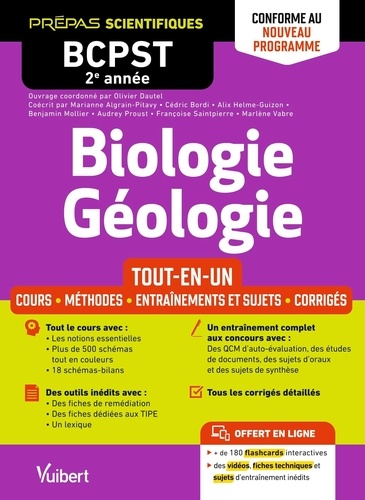 Biologie-Géologie BCPST 2e année. Tout-en-un