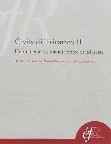 Olivier de Cazanove et Sophie Féret - Civita di Tricarico - Volume 2, Habitat et artisanat au centre du plateau.
