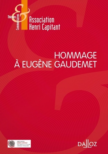 Olivier Descamps et Alain Ghozi - Hommage à Eugène Gaudemet.
