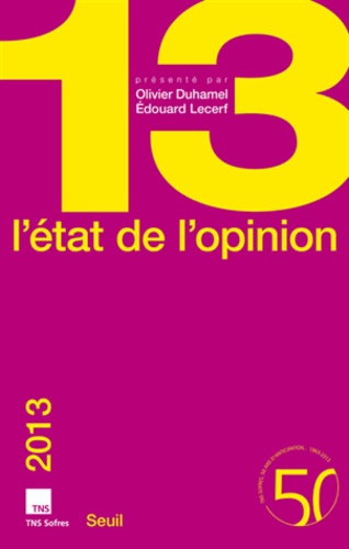 L'état de l'opinion  Edition 2013