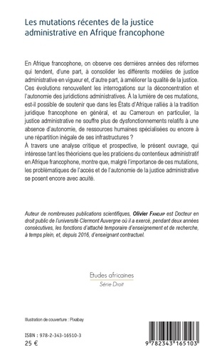 Les mutations récentes de la justice administrative en Afrique francophone. Etude critique à partir du modèle camerounais