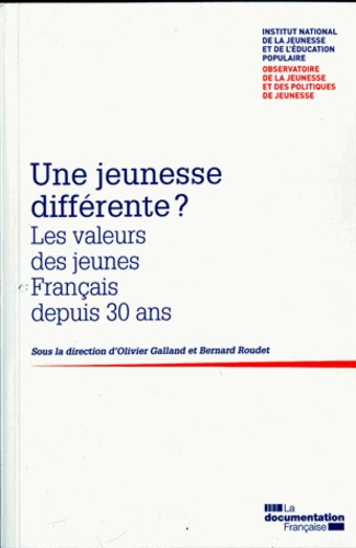 Une jeunesse différente ?. Les valeurs des jeunes Français depuis 30 ans